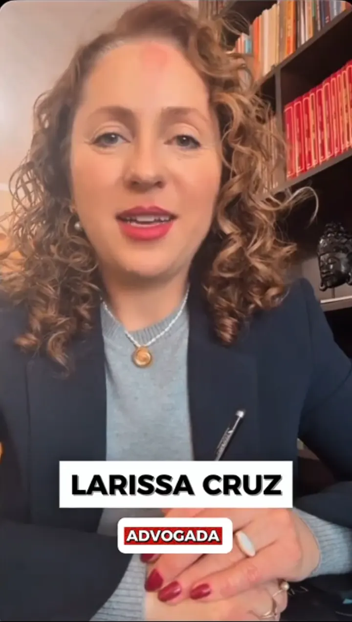 Depoimento em vídeo de Larissa Cruz
