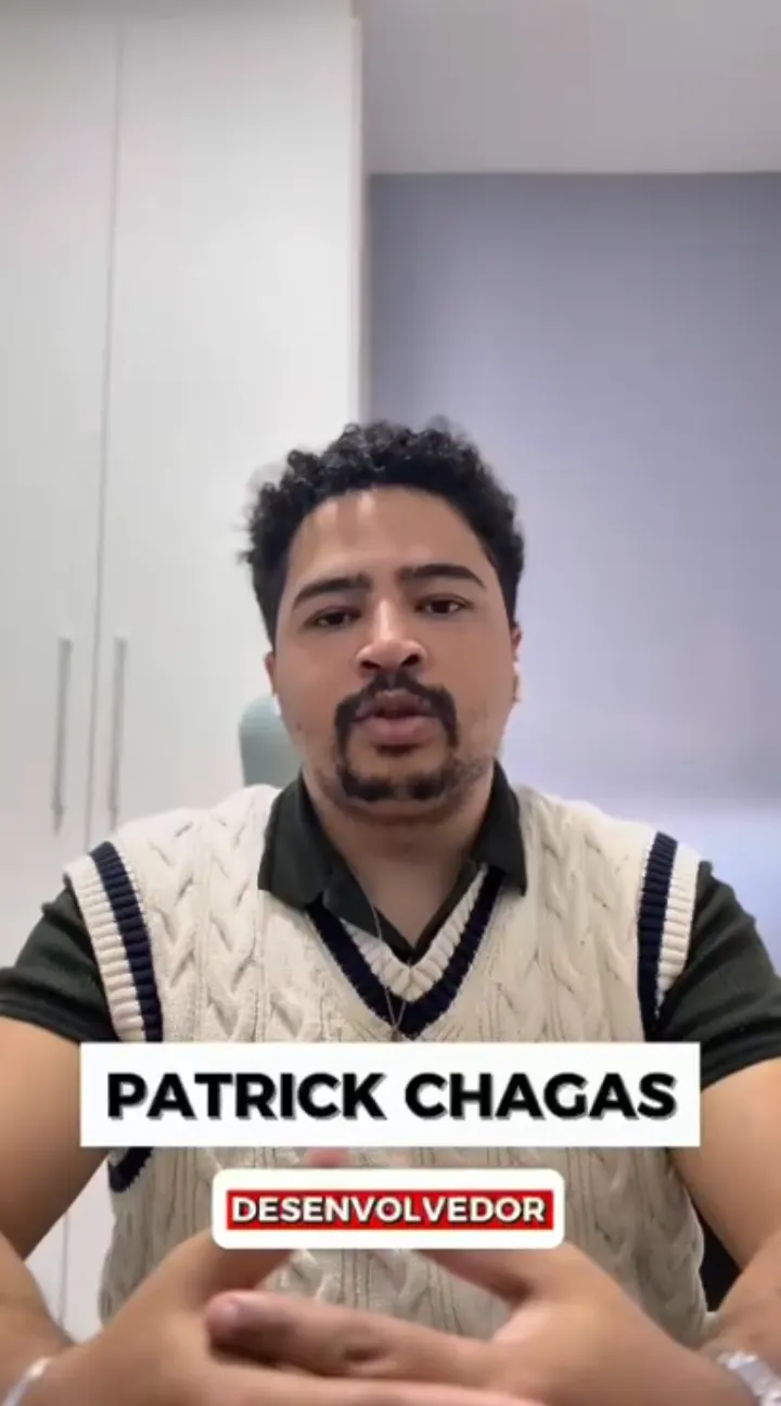 Depoimento em vídeo de Patrick